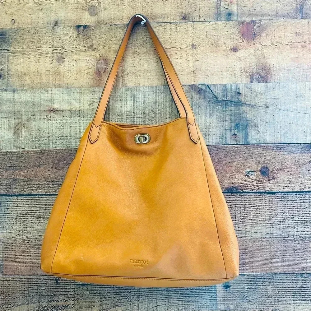NWOT Margot New York Marcy Leather Tote